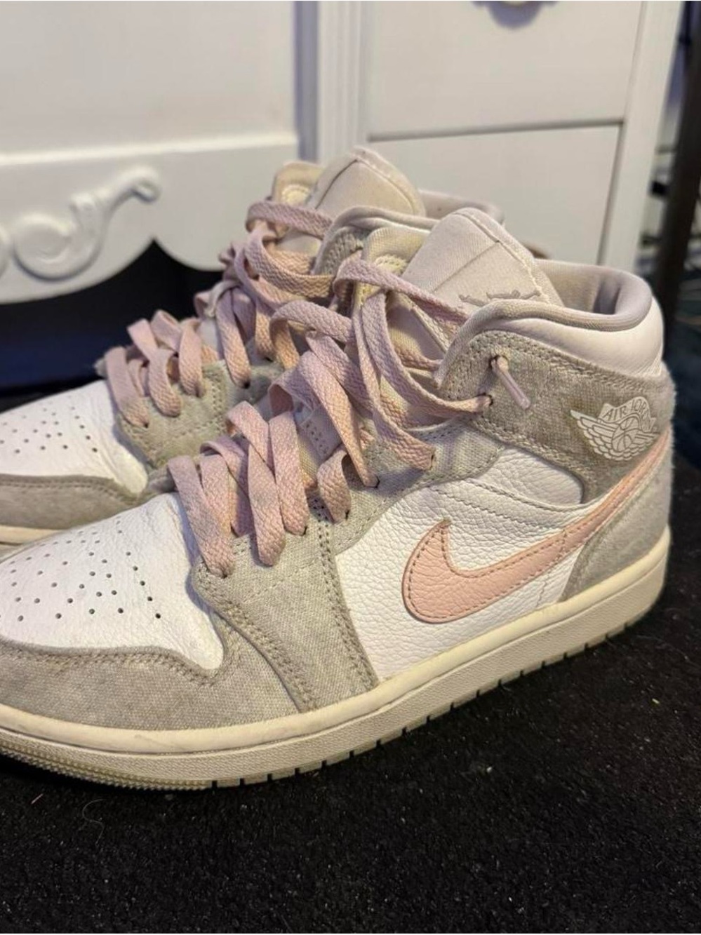 Nike Women’s Mid-Top Sneakers - Pink, Gray, White